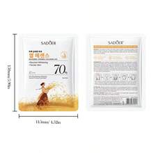 SADOER 1/3/5/10片米精華面膜，滋養緊緻，補水保濕，提亮膚色，改善乾燥，緊緻肌膚，增強肌膚光澤，清爽不油膩，使肌膚光滑亮麗，舒緩保濕，穩定肌膚屏障，緊緻肌膚 - 彩色 - 查看 8