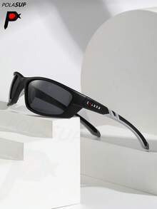 1pc Men's Fishing, Cycling, Outdoor Hiking Eyeglasses, Polarized Sports Glasses, Colorful Fashion Eyeglasses, Polarized Cycling Glasses, Popular High-End Eyeglasses, - Multicolor - View 15