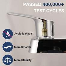 Grifo Cocina Fregadero Alto Arco Caño Flexible Mando Pulsador - aleación de cromo - Ver 8