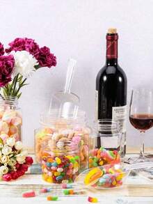 Mini Transparent Plastic Kitchen Spoon, Multifunctional Small Ice Cream Spoon, Suitable For Wedding, Candy, Dessert, Buffet, Ice Cream, Protein Powder, Coffee, Tea And Other Occasions - Clear - View 9