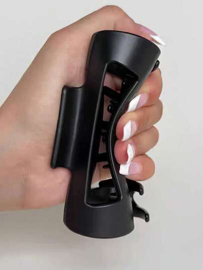 1个柔软硅胶发爪，颈后保护器，发夹，小发夹，马尾夹，头饰，柔软硅胶夹，软握夹，防滑，防断，发爪，秋季发饰，时尚发夹，优雅发夹，冬季蝴蝶结，适合节日装扮，女士适用