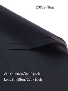 10/20 piezas Papel de regalo impermeable, Papel de regalo con flores, Papel de estilo coreano