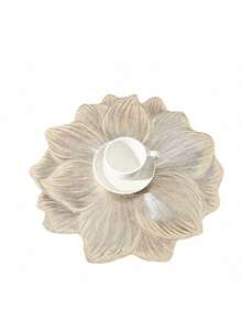 1PC/2pcs/6pcs Lotus Style Table Mat, Table Protection Mat, Anti-Scalding Mat, Decorative Mat, Suitable For Table Protection, Various Banquet Parties, Home Decoration - Lotus - View 15