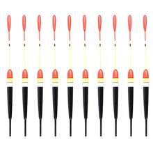 FTK 10pcs Set 0.0529 Oz/0.0705 Oz/0.0882 Oz Fishing Float Set, Mixed Size Carp Floats, Black And Yellow Colours - Multicolor - View 8
