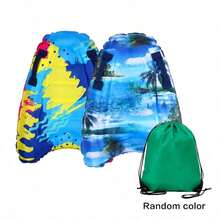 Inflatable Surfboard, Portable Paddleboard, Adults Water Swimming Learning Lightweight Sea Surfing Boarding, Beach Essentials, Beach Accessories, Pool Float - View 1