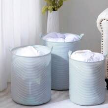 1pc Newly Upgraded Waterproof Coating Foldable Large Capacity Laundry Basket Laundry Basket, Clothes, Toys, Sundries Storage Basket, Bathroom, Bedroom Storage Basket, Laundry Basket.