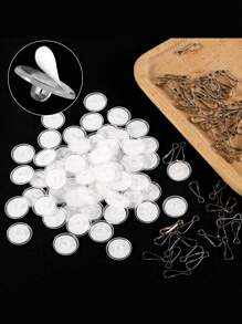 Self-Adhesive Transparent Hooks, Removable Ceiling Hooks, No Damage No Drill Hooks, Suitable For Hanging Thanksgiving Day, Christmas Party Decorations