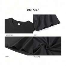 Liara Is My Space Girlfriend تي شيرت عيد الحب بوتيك الملابس قميص الانمي حجم كبير بلايز عادي أبيض تي شيرت الرجال - 黑色 - 查看 4