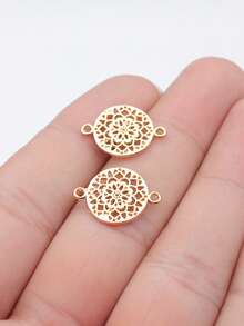 20pcs 14x20mm(0.55x0.79inch) Flower Connector Charms For DIY Necklace, Bracelet, Earring Jewelry Making Valentines - Flower Piece Connector - View 15