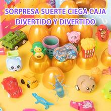 Caja ciega de huevos sorpresa de capibara con 20 unidades: ¡rompe y descubre las figuras y regalos dentro!Regalo de Navidad - Amarillo - Ver 5