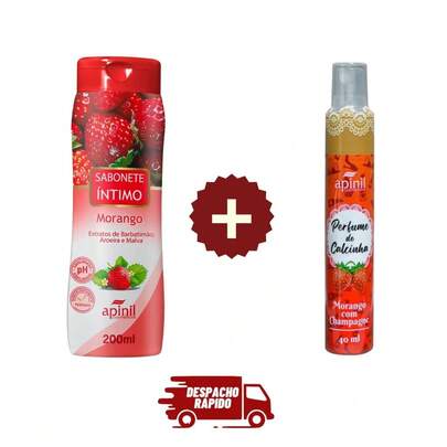 Kit Feminino Sabonete Intimo 200ml  + Perfume de Calcinha  40ml - Apinil