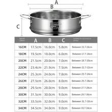 304 Stainless Steel Steamer Basket Thickened Thicken Strainer Pot Steaming Grid Safe Material 16-32cm Drain Basket Kitchen Use