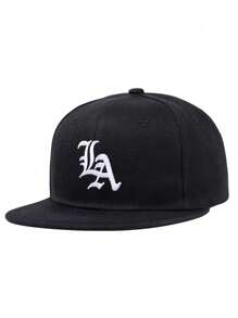 1PC Hat For Men Baseball Cap LA Alphabet Embroidered Hip Hop Cap Suitable For Street ,Outdoor,Sports,Vacation,Gift Giving. Fashion Accessory