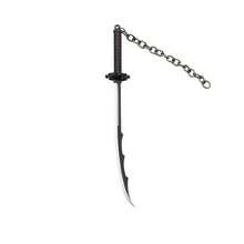 1pc New Anime Bleach Kurosaki Ichigo Zangetsu Sword Weapon Model Keychain Pendant Birthday Gift - Multicolor - View 14