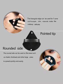 5/10/20/30/50/100 pièces Mini Houppette de poudre en velours, fabriquée en matériau de velours ultra doux, conçue pour le contouring, les yeux et les coins, convient à tous les types de peau. Accessoires cosmétiques, houppette de poudre, éponge de maquillage, prix abordable, peut être utilisée pour la décoration de la chambre, la coiffeuse, les voyages, la chambre à coucher et plus encore. Outils cosmétiques abordables, cadeau de Noël, cadeau pour elle - Multicolore - Voir 10