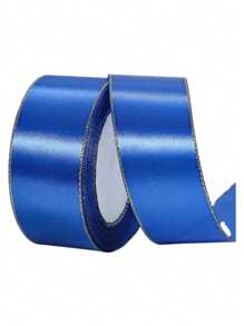 1pc 4cm Gold Ribbon, Ribbon, Colorful Ribbon, Ribbon For Wedding Cake Decoration, Chair Back, Gift Wrapping, DIY - Multicolor - View 13