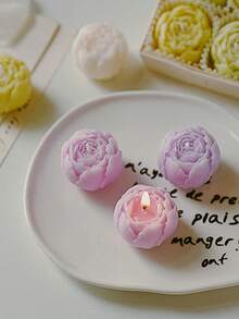 Bộ 4 cái/Hộp, Nến thơm hoa hồng mới, Nến thơm sáp đậu nành thủ công, Nến không khói, Quà tặng sinh nhật, Quà tặng tân gia, Nến hoa hồng, Nến mini, Dùng để trang trí nhà cửa, Trang trí phòng, Trang trí bàn ăn, Ngày lễ, Trang trí tiệc tùng, Trang trí đáng yêu, Đám cưới, Quà tặng ngày lễ tình nhân, Quà sinh nhật, Trang trí Giáng sinh, Trang trí Giáng sinh, Quà tặng Giáng sinh, Trang trí phòng (1 hộp 4 cái, 2 hộp 8 cái, 2 màu ngẫu nhiên) - Nhiều màu - Xem 3