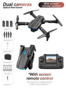 2025升级版E99无人机,配备高清实时图像传输遥控器,支持光流悬停和一键起飞/降落。这款无人机拥有出色的抗碰撞性能,非常适合初学者。它还附赠便携式收纳包和保护配件,是送给青少年的绝佳生日或圣诞礼物。 - 酷黑 - 查看 15