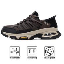 Skechers 男士缓震透气运动鞋，城市户外徒步跑步鞋 237322C