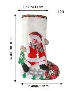 4pcs/Set Large Burlap Christmas Stockings, Christmas Gift Bags, Christmas Tree Hanging Decorations, Candy Bags Home Decor Christmas Decorations Room Decor Winter