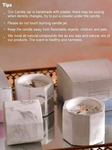 1pc Nordic-Style Scented Candle, Marble Wax, Suitable For Soy Candles, Candle Centerpiece, Winter Gift, Aromatherapy Candle, Candles Home Decoration, Christmas,Birthday Candles