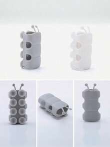 1pc Random Color Universal Caterpillar Shower Caddy With Suction Cup, Movable Seat, Tool-Free Installation And Adjustable Shower Head Holder For Bathroom Accessories, Bathroom Suction Cup Kettle Portable Shower Head Holder, Bathroom Bathing Tool Bathroom Organizer Storage Back To School Bathroom Accessories Bathroom Tools - Multicolor - View 5