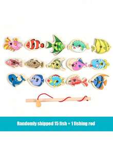 Brinquedo de Pesca Magnético de Madeira Montessori, Jogos de Reconhecimento de Vida Marinha em Desenho Animado, Material de Jogos Educacionais Interativos, Brinquedos de Pesca Magnética, Brinquedos, Brinquedos Montessori, Pesca, Brinquedos, Brinquedos para Crianças, Brinquedos Montessori, Brinquedos, Brinquedos para Crianças, Brinquedos Montessori