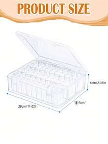 1 Set Of 30 Grid Storage Box Set, Diamond Painting Accessories Storage Container, DIY Handicraft Tools Jewelry Bead Mini Storage Box, Art Supplies And Gifts For Diamond Painting Enthusiasts - Multicolor - View 4