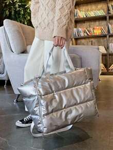 Travel Duffel Bags - 銀色 - 查看 1