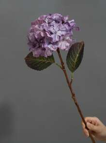 1pc Vintage Hydrangea Artificial Flower, Wedding Aisle Decor, Photo Prop Hydrangea Flower