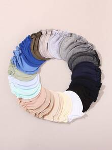 6pcs/Set Assorted Floral Pattern Newborn Baby Anti-Scratch Mittens, All-Season Essential Baby Care Items - Multicolor-boys - View 10