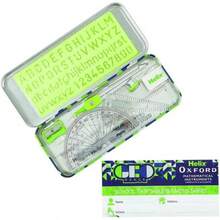 Helix Oxford Geo Maths Set - Green - Aqua - View 5