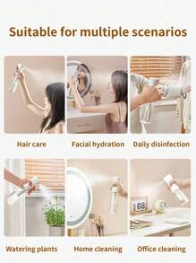 1个专业高压喷雾瓶，200毫升/300毫升高压连续自动喷雾器，美发造型工具，护发产品及配件，沙龙、美容、旅行必备 - 彩色 - 查看 7