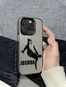 1 ốp lưng điện thoại tùy chỉnh với tên cá nhân, hình ảnh bóng đá, tương thích với Samsung S24 Ultra/S25 Ultra và 17 Pro Max/16 Pro/15/14 Plus/13 Pro/12 Pro Max/11/7P/XS/XR, chất liệu PC cứng, chống trầy xước, chống bám vân tay, thích hợp làm quà tặng cá nhân, cho người yêu, gia đình, bạn bè, người thân, anh chị em, quà sinh nhật, quà kỷ niệm, 2025phonecase - Nhiều màu - Xem 3