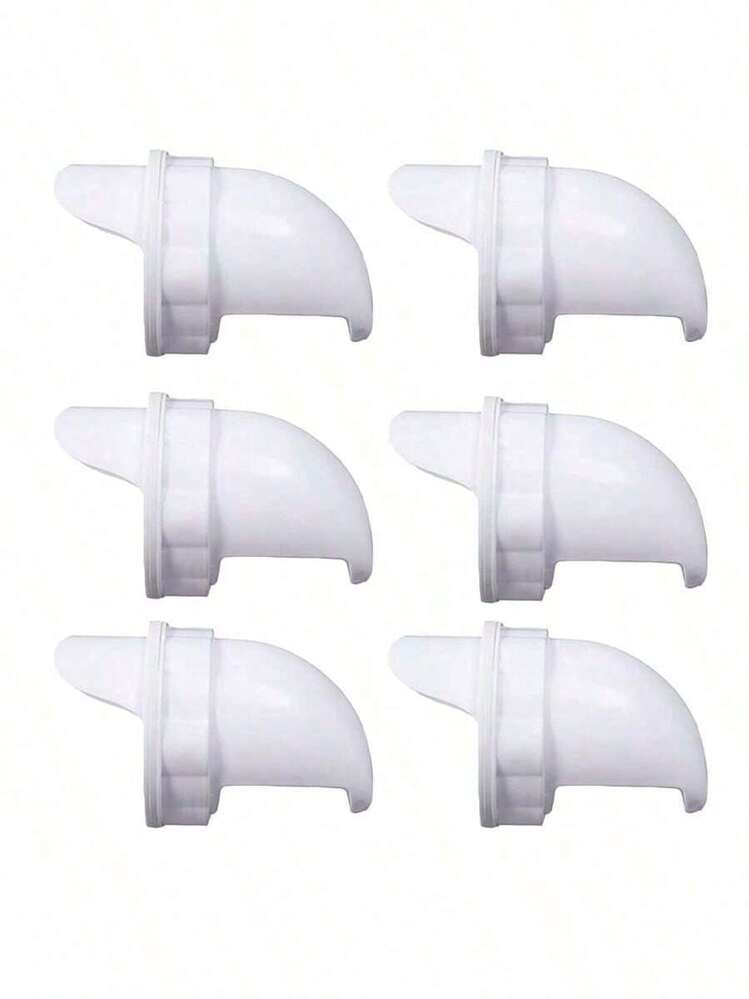 DIY automatischer Geflügelfütterer-Bausatz, inklusive 4 Stecker und 1 Lochsäge, wetterfester wiederverwendbarer Schwerkraft-Hühnerfütterer-Set für Eimer, Fässer, Kisten, Tröge - Verschiedenfarbig - Übersicht 15