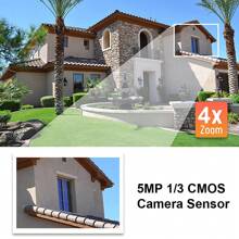 5MP HD Wifi Camera Indoor Mini Surveillance Camera For Baby Monitor Pet Video Record 2 Ways Audio Security Camera Tuya APP - White - View 3