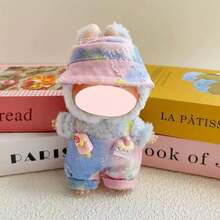 (Doll Clothes Only) For Labubu 17CM Vinyl Doll Labobo Blind Box Pendant, LBB Clothes 1st/2nd/3rd Generation, Cute Dopamine Ice Cream Doll Overalls Replacement Outfit - Multicolor - View 6