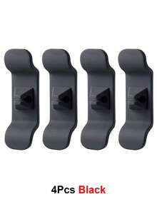 2/4pcs Durable TPR Stick-On Kitchen Appliance Cord Organizers | Neat And Tidy Wire Management For Mixers, Coffee Makers, Air Fryers | Kitchen Accessories Organizer