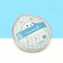 Miniso Sanrio Cinnamoroll 3pcs Super Soft Cotton Candy Texture Makeup Sponge Puff With Storage Box, Gentle On Skin, Quick Makeup Application Tool (1pc) - White - View 2