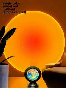 1 buc. Lumină de ambianță LED apus de soare - Creează o atmosferă caldă, perfectă pentru decorațiuni sufragerie, iluminat ambiental dormitor, decorațiuni de sărbători, cadouri, sărbători de festivaluri, întâlniri pentru cupluri, imagine de fundal ancore