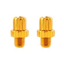 2 piezas Tornillos de ajuste de la palanca de freno de bicicleta con tuercas de palanca de freno entrelazadas M10, tornillos de ajuste de la palanca de freno de bicicleta de montaña, material de aleación de aluminio - El mejor regalo para entusiastas del ciclismo