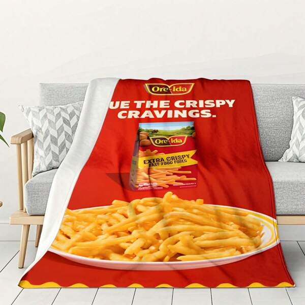 1 Pack, Snack Pack Flannel Blanket - Warm And Cozy, Great For Napping, Camping, Travel, Home, Daily Life, Office Decoration, Birthday, Anniversary Graduation Season, Back To School, Valentine's Day, Thanksgiving, Christmas, Halloween, Mother's Day, Father's Day, Wedding, New Year Gift,