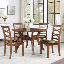 1/4/6/40pcs Halloween Themed Scarecrow And Pumpkin Printed Removable Full-Cover Stretchable Milk Fiber Fabric Chair Covers ,Restaurant Chair Covers - Square Chair Cushion Covers For Restaurant Kitchen Dining Hotel Seat Covers Removable Soft Cushion Chair Covers