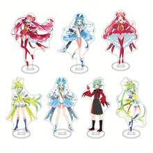 1pc Anime Princess-Session Orchestra 15CM Acrylic Card Creative Collections Cute And Handsome Princess Ripple Princess Zeal Princess Meteor CuteNabiyo Peripherals Gift - Multicolor - View 2