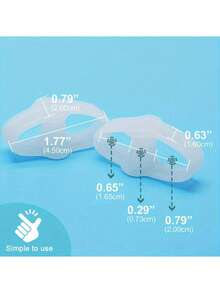 Soft Gel Toe Separators, For Foot Care - Flexible Gel Toe Seperators For Yoga And Everyday Relaxation - 2 Loops, Reusable Design - Toe Separators, Fits Men And Women - Multicolor - View 9