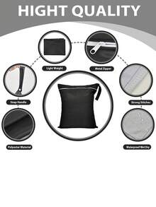 Large Waterproof Travel Laundry Bag - Durable Polyester, Wet/Dry Separation, Ideal For Gym, Yoga, Swimming And More - Optional - View 4