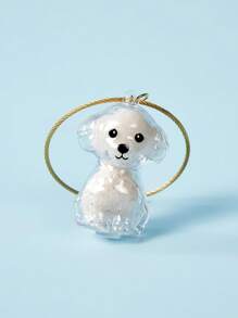 PETSIN 1 件宠物品种设计宠物毛发存储钥匙扣，狗品种钥匙扣纪念品，多功能宠物纪念吊坠，毛发存储袋，宠物毛发存储和保护纪念品，纪念心爱宠物的理想选择，宠物配饰，独特的个性化宠物配饰