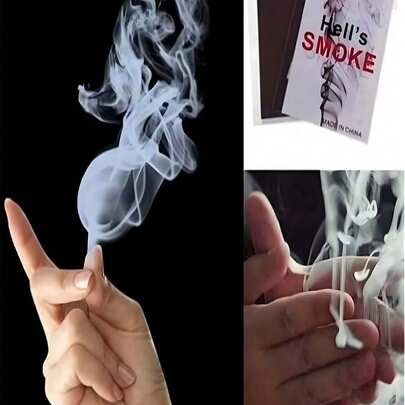 10/20pcs Magic Trick Finger Smoke Effect Props (Please Refer To Instructions), Novelty April Fool's Day Magic Toys, Magic Supplies For Stage, Home, Fantasy Performances, Bring Joy, Paper Material, Novelty Party Favors And Small Gifts, Christmas, Halloween Performance Props, Ramadan Home Show (Random Packaging)