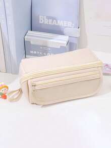 1pc Prism Designed 9-Layer Pencil Case, Large Capacity Pencil Bag For Girls, Waterproof And Dirt Resistant Storage Pouch, High Aesthetic Stationery Box For Elementary Students, Multi-Function Pencil Box For Children - Multicolor - View 14