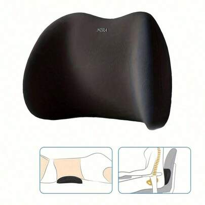 1PC(Please Note The Product Dimensions) Ergonomic Office Chair Lumbar Support Pillow - Polyester Knee-High Cushion For Posture Correction, Back Relief & Leg Elevation - Comfortable Office Chair Alternative Chair Cushion Seat Cushion Chair Pillow Cushions Gaming Chair